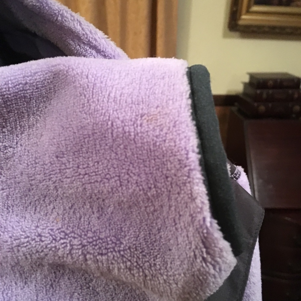 Softest Ever Lavender Fleece Jacket - Picture 6 of 7